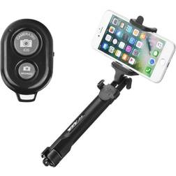 Blun Combo Bluetooth Selfie Stick med Stativ Svart [till Him]